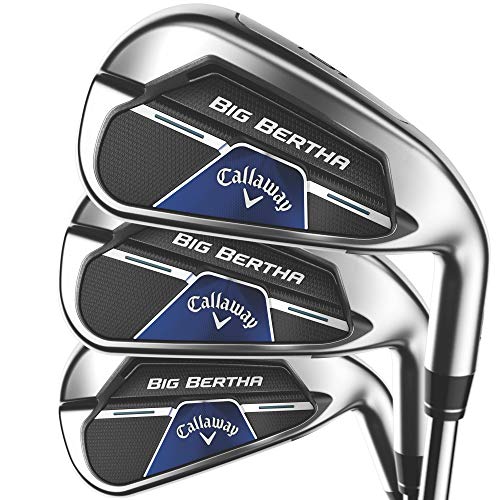 Callaway Big Bertha B21 Iron Set 7 Clubs Left Steel Regular Silver