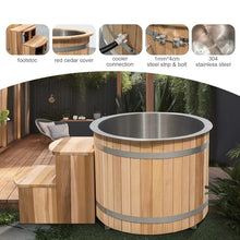Outdoor Ice Bath Tub with 1HP Chiller, WiFi Control Ice Cold Plunge Therapy