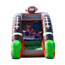 JumpOrange Inflatable Football Target Game with Blower and Foam Football