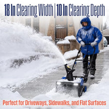 Westinghouse WSnow18 48V Cordless Snow Blower 18 Inch Kit, Steel Auger, LED Light, 1200W Brushless Motor, 25ft Throwing Distance, Plows 650lbs/min, Compatible with Snow Joe Batteries
