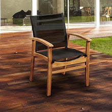 Brampton Patio 11 Piece Outdoor Eucalyptus Extendable Dining Set Black