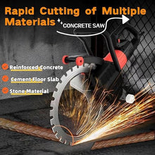 GAYAYAS 8800 W Ring Saw, Concrete Wall Grooving Saw, Electric Concrete Saw, Intelligent Water Supply with Connecting Water Pump, for Granite, Concrete,CutDpth30cm