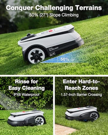 ECOVACS Goat A3000 LiDAR PRO Robotic Lawn Mower for Up to 3/4 Acre