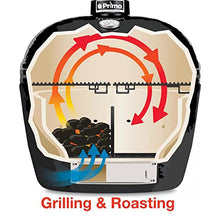 Primo Grills Oval Large 300 Ceramic Kamado Grill Black