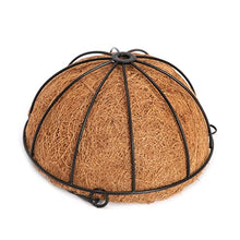 Hanging Coconut Vegetable Flower Pot Basket Liners Planter Garden Decor Iron Art Garden Flower & Planters Pots (Size : 25cm) ()