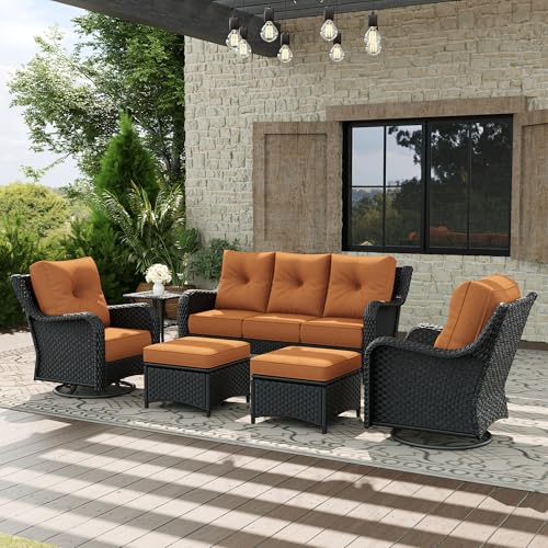 Aeeiua 6 Piece Outdoor Patio Furniture Set