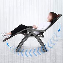 IIPOSAQQ Oversized Reclining Chair for Heavy Duty People Metal Steel Folding Camping Lounge Chair Outdoor Garden Lawn Pool Zero Chair Portable Camping Chair for Heavy People with Cushions