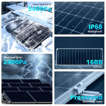 SUNGOLDPOWER 4PCS 560W Bifacial Solar Panel,N-Type 16BB,PERC Half-Cut Cell,Vmp 42.1V/PCS,Up to 30% Extra Power,IP68,48V Solar Panel for RV Home Farm Trailer Marine Off-Grid System(4 * 560W Bifacial)