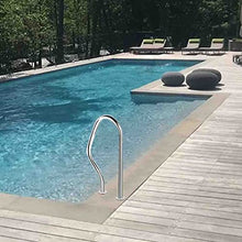 Swimming Pool Safety Handrail Kit Adjustable Angle 304 Stainless Steel Handrail Set for Indoors and Outdoor Steps Easy Installation, 1pc