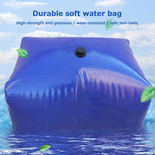 Foldable Rain Barrel Water Bag Water Tank, Large Capacity Rainwater Collector with Faucet, Durable Outdoor Gardening Water Storage Bag, Emergency Water Tank for Agricultural Irrigation/Storage ( 2000