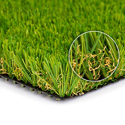 SMARTLAWN PROFESSIONAL Realistic Artificial Grass Rug, 6'X51' Carpets for Indoor and Outdoor Use, 1.25" Pile Height Soft and Lush Natural Looking Synthetic Mats