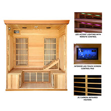 Blue Wave Radiant Saunas BSA1315 Cedar Elite 3-4 Person Infrared Sauna Wood