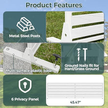 Trygoal 72" Privacy Screen Outdoor Privacy Fence Panel for Patio