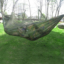 MLLXUXANCC Outdoor Camping Garden Hammock with Mosquito Net Portable 2 Person Canopy Hanging Sleep Swing (Color : As Shown, Size : One Size)