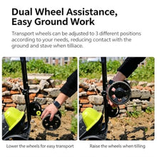 Thlabe Cordless Tiller 14.2In Width & 7.1In Depth for Lawn/Soil Cultivation