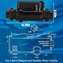 Smart Pool Electrolytic Salt Chlorine Machine, Built-in Wi-Fi, Salt Water Pool Chlorine Generator,for Above Ground Pool (8g/h)