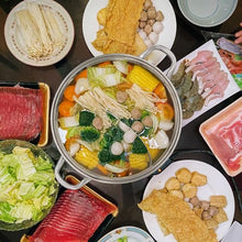 BambooMN Shabu Shabu Hot Pot Wok - 12.5" Stainless Steel - 10 Units