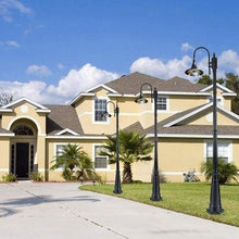 Lights Outdoor Black High Pole Street Light E27 Super Bright Outdoor Lighting Landscape Post Lamp Professional IP65 Waterproof Aluminum Alloy Street Lamp with Acrylic Lampshade Stadium (Color : 1-Ligh