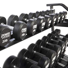 Power Systems ProStyle Round Rubber Dumbbell Pairs 95 Black