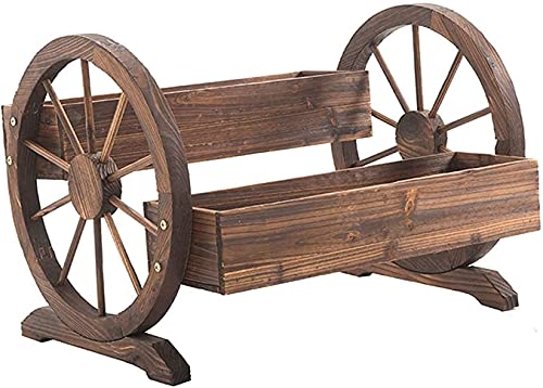 ZOCWJK Wooden Plant Stand Storage Rack Garden Planter Box Raised Bed Stand Pot Raised Garden Bed Flower Pot Stand Multi Tier Display Shelf Stand,