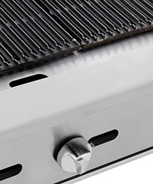 ATCB-36 Stainless Lava Rock Charbroiler Grill Char-Rock Broiler Natural Gas (36)