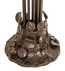 Meyda Lighting 63" High Pond Lily 12 Light Floor Base Bronze