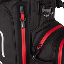 Titleist Players 4 StaDry Golf Bag Black/Black/Red