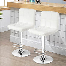 HASMI Bar Stools Set of 4 Adjustable Bar Stools PU Leather Swivel Kitchen Counter Pub Chair Modern Barstools Bar Chairs (Color : Gold)