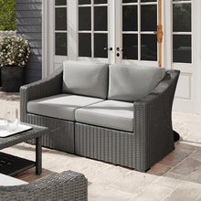Martha Stewart Bedford Modular Patio Loveseat, Gray