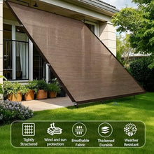 PFGDFSX 90% Shade Cloth, Dog Kennel Shade Cover, 40 x 50 FT Sturdy Durable Sunblock Shade Mesh Tarp with Grommets for Patio Plants Greenhouse Chicken Coop Porch, Brown