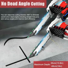 Electric Concrete Chain Saw, Handheld Wet Cutting Machine with Diamond Chain & Water Pump, Anti-Leakage Protection, Ideal for Cutting Concrete, Stone, Brick