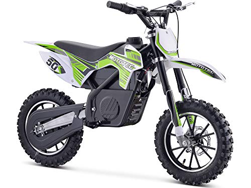 MotoTec Gazella 24V 500W Electric Dirt Bike Green