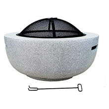 Fire Pit Outdoor Charcoal Round Fire Pit - Outdoor Garden Heaters Fireplace - Wood Burning - Barbecue Firepits for Outside Camping/Heating/Bonfire and Picnic