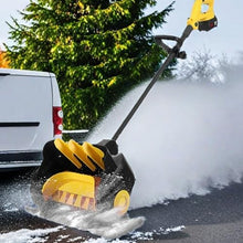 WEIMILOR Cordless Snow Shovel, Snow Blower with Battery, Cordless Snow Blower, 15cm/5.9ln Handheld Electric Snow Thrower, Ideals for Driveway, Patio, and Deck Clearing,2xbattery