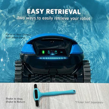 Dolphin Nautilus EON 100 Cordless Robotic Pool Cleaner Ideal for Pools up to 50 FT – Wi-Fi Connected, Wall & Waterline Scrubbing, Top-Load Filter, Smart Navigation