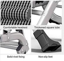 Lightweight Lightweight Sun Lounger Foldable Garden Chairs Set of 2 Zero Gravity Chair Reclining Chair Folding Zero Gravity Garden Sun Lounger Office Home Balcony Nap Leisure Siesta Deck Chair Grey F