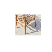 ocpcrn Lounge Chair Scandinavian Outdoor Cafe Dining Table Rattan Chair Garden Patio Leisure Rope Weaving and Chairs