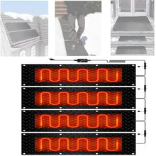 YTNGTT Snow Melting Mat for Outdoor Stairs - Anti-Slip Ice Melting Pad for Winter Snow Removal(40x200cmx4Pcs)