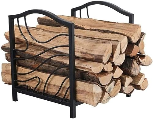 WXPWAMZ Outdoor Fireplace Firewood Rack Firewood Holder Firewood Rack Indoor Heavy Duty Firewood Holder Log Rack Metal Outdoor Firewood Racks Wood Log Store