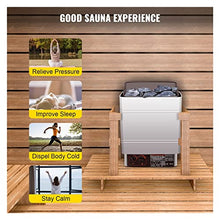 UHRLGHS 6 8 9 KW Electric Sauna Heater Stove External/Internal Controller Overheating Protection Spa Sauna Room Steam Generator,9kw Internal