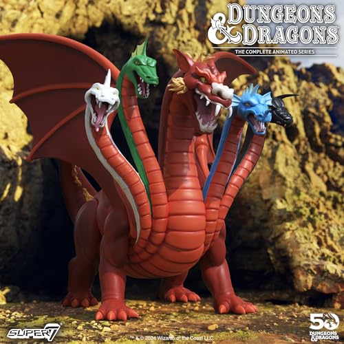 Super7 Dungeons & Dragons Tiamat 15" Action Figure Vintage Collectible Multicolor