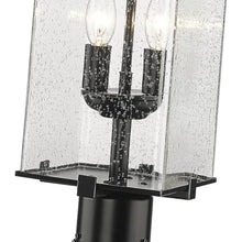 Z-Lite 592PHMR-567P-BK Sana Outdoor Post, 2-Light 120 Total Watts, Black