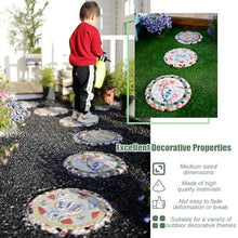 ZLyXZQG Outdoor Stepping Stones,1Pcs Stepping Stones for Garden,Paver Stones,Garden Stepping Stones Outdoor,Round Stepping Stones Decorative Garden Stones， Garden Decor Stepping Stone(1 Pack)