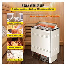 UHRLGHS 6 8 9 KW Electric Sauna Heater Stove External/Internal Controller Overheating Protection Spa Sauna Room Steam Generator,9kw Internal