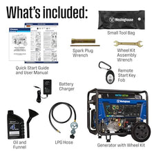 Westinghouse 13500 Peak Watt Dual Fuel Home Backup Portable Generator, Remote Electric Start, Transfer Switch Ready, Gas and Propane Powered