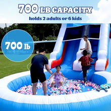 Okayego 24FT(L) Commercial Grade Water Slide for Kids Adults, (Heavy Duty Full PVC) (Big Airtight Water Pool), Inflatable Waterslide for Backyard, Ocean Outdoor Slide Park, 24x13x12ft