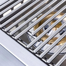 The Chimney Shop Summerset Quest, TRL, and Sizzler Built-in Double Side Burner for Liquid Propane Outdoor Kitchens Dual Burner Stainless Steel Side Cooker with LED Lighting