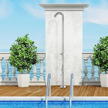 MKLFBY Free-Standing Outdoor Shower, Portable Outside Shower Station Fixture with Shower Head, Great for Camping, Pool Area, Beach House (Small Nozzle)