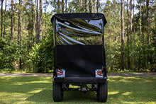 RED DOT Premium Golf Cart Enclosure Compatible with EZGO Liberty Personal Vehicles | Black AllGuard Stain Resistance Fabric