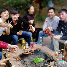 Smokeless Charcoal Grill Stainless Steel Square fire Pit Tables Indoor and Outdoor Dual-use Multi-Function Table Barbecue fire Pit Corrosion
